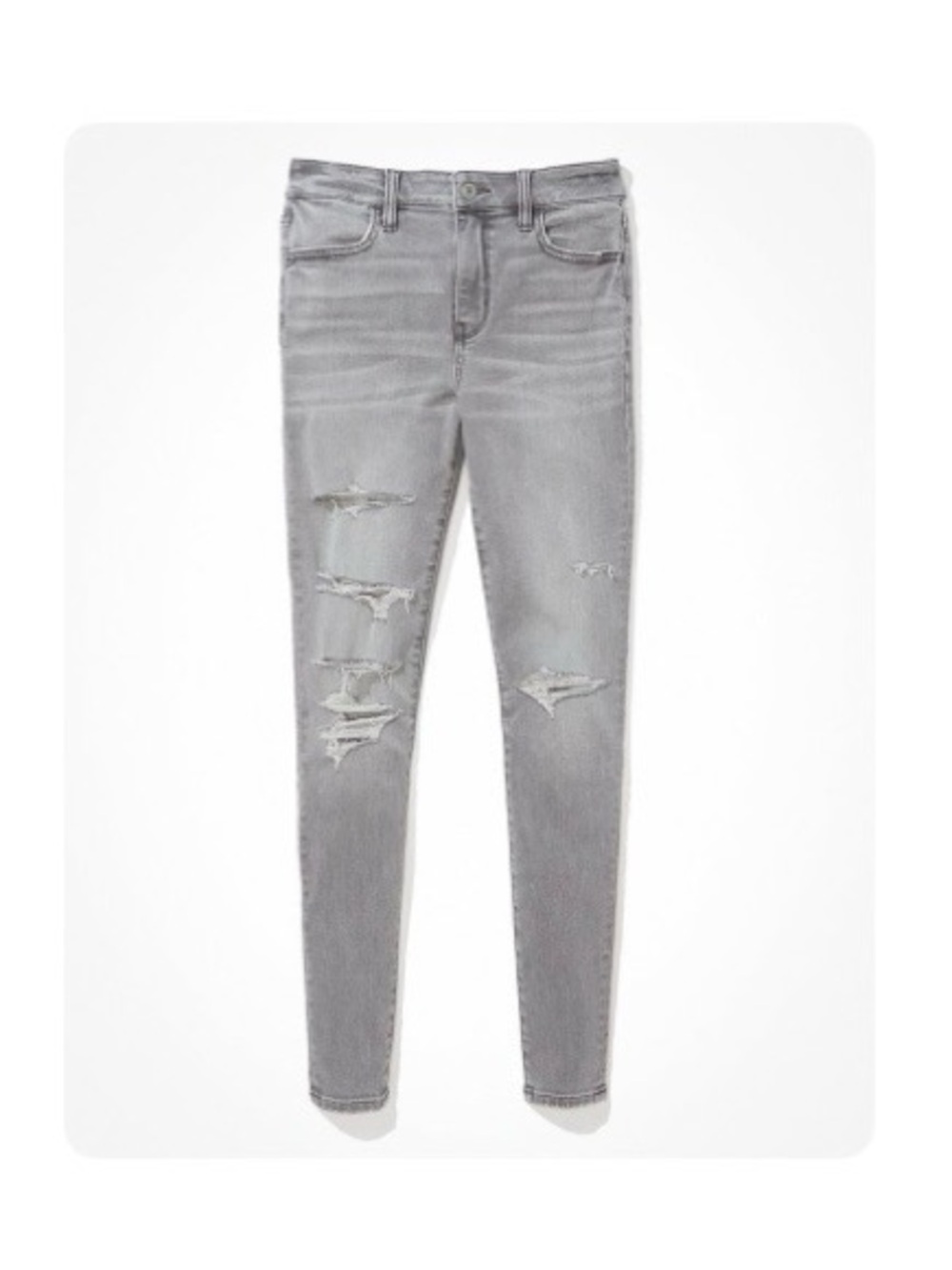 AE Next Level Stretch Ripped High-Rise Jeggings